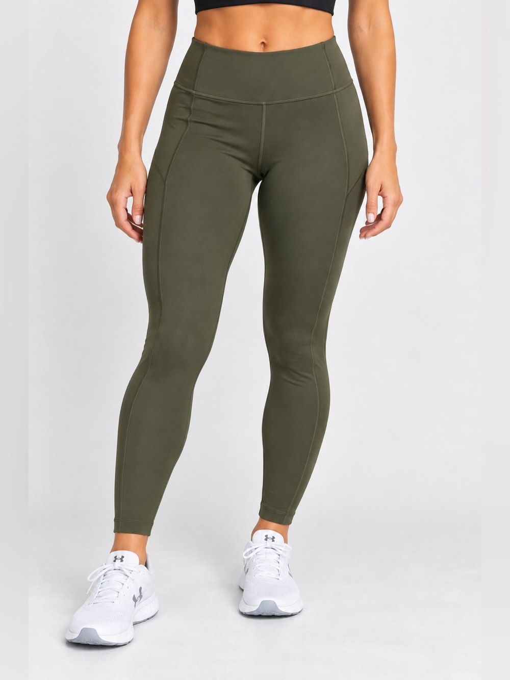 Under Armour Women’s Olive Green High Rise Full Length Athletic Leggings
